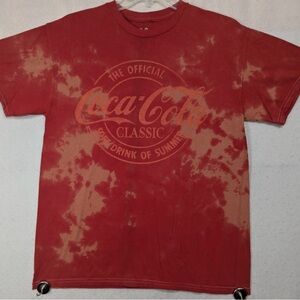 Coca Cola Classic Red Tie-Dye Tee